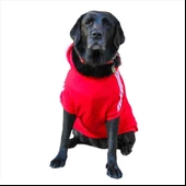 Kırmızı Adidog Kapşonlu Sweatshirt, Orta ve Büyük Irklar İçin - 2