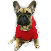 Kırmızı Adidog Kapşonlu Sweatshirt, Orta ve Büyük Irklar İçin - 5