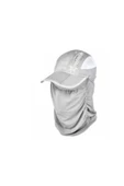 Fisherman Style Cap JF-06 Katlanır Fileli Şapka + Çıkarılabilir Yüz Koruma - 3