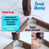 Nehir Plastik Sehpa Ayağı 40 cm Gold Renk Orta Ayak Zigon Sehpa Mobilya Masa Ayakları Altın 1 Adet - 4