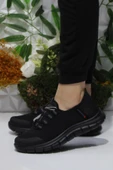 Fort Cheta Shıne Siyah Rahat Esnek Yumuşak Bağçıksız Sneakers Ayakkabı - 3