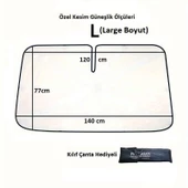 Özel Ölçü Kaliteli Ön Cam Balonlu Alüminyum Güneşlik S-M-L-XL - 4