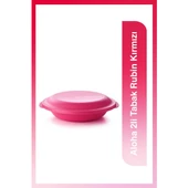 Tupperware Aloha 2 li Tabak Rubin Kırmızı - 1