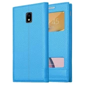 Samsung Galaxy J3 Pro Uyumlu Pencereli Kapaklı Magnum Kılıf thumbnail 6