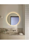 Led Işıklı Yuvarlak Model Dekoratif Duvar Aynası, Modern Eşsiz Ayna, Ayna Duvar Dekorasyon Ürünü - 2