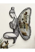 Kanatlı Dekoratif Duvar Aynası, Modern Ev Aynası, Dekor Ayna - 1