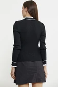 Kolu Düğme Detaylı Dik Yaka Triko Kazak - Siyah thumbnail 5