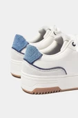 Pull & Bear Kalın tabanlı denim spor ayakkabı - 39 - 4