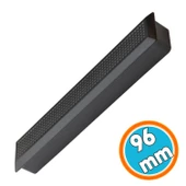 Plastik Kulp Mobilya Mutfak Çekmece Dolap Dolabı Kapak Kulpu Kulbu Siyah Kulpları (96 MM-9.6 CM) thumbnail 1