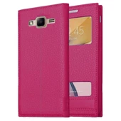 Samsung Galaxy J5 Uyumlu Pencereli Kapaklı Magnum Kılıf thumbnail 4