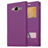 Samsung Galaxy J5 Uyumlu Pencereli Kapaklı Magnum Kılıf thumbnail 2