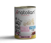 Anatolian Premium Kitten Chicken Pate Tavuklu Ezme Yavru Kedi Konservesi 400 gr - 1