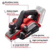 Einhell TP-PL 18/3 Lİ BL-Solo Planya Makinesi 4345405 - 3