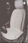 Tekli Oto Koltuk Minderi - Ergonomik Lüks Koltuk Minderi Gri (TEKLİ) - 1