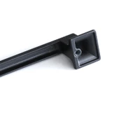 Metal Kulp Mutfak Mobilya Çekmece Dolabı Dolap Kulpları Kapak Kulbu Kulpu 12.8 cm 128 mm Siyah thumbnail 4