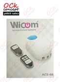 Otomatik Kepenk Alıcısı, Fotosel Bağlantılı 2 Adet Kumanda, Wicom Acs-66 Set - 7