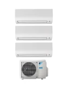 Daikin Shira Plus Multi Split Inverter Klima 1+3 Sistem (4MXM80) 12+12+12 BTU 8,0 kW R32 Dış Ünite - 1