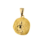 14 Ayar Altın Başak Burç Kolye Ucu 2,31 gr - 1