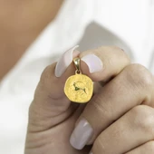 14 Ayar Altın Oğlak Burç Kolye Ucu 1,79 gr - 6