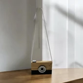 Ahşap Oyuncak Hediyelik Fotoğraf Makinesi Waldorf Oyuncak - 4