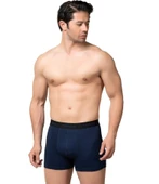 6 Adet Gümüş Erkek Renkli Likralı Spor Boxer 3074 - 4