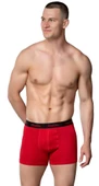 6 Adet Gümüş Erkek Renkli Likralı Spor Boxer 3074 - 5