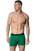 6 Adet Gümüş Erkek Renkli Likralı Spor Boxer 3074 - 7