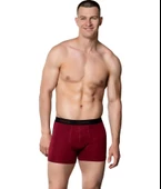 6 Adet Gümüş Erkek Renkli Likralı Spor Boxer 3074 - 3