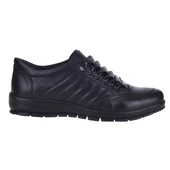 Berenni M197 Siyah %100 Deri Erkek Sneakers Spor Ayakkabı - 2