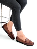 Frida 65.1071 Taba Jel Taban Günlük Kadın Babet Ayakkabı thumbnail 1