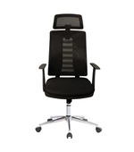 Uzay Ofis Lina Müdür Koltuğu - Siyah - 4