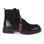 Pierre Cardin 77650 Nubuk Siyah %100 Deri Erkek Bot - 2