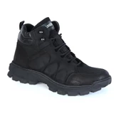 Bulldozer 240246 Siyah Nubuk Hakiki Deri Erkek Bot thumbnail 2