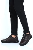 Tardelli 3747 Kahve Kauçuk Deri Erkek Casual Ayakkabı - 1