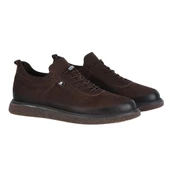 Pierre Cardin 61869 Vıp Exclus Kahve Nubuk Deri Erkek Casual Ayakkabı - 1