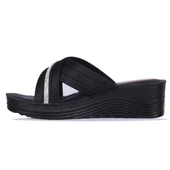 Apella 426-21 Zilan Siyah Kadın 7Cm Topuklu Terlik thumbnail 2