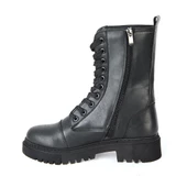 MP 222-2738Zn Siyah Kadın Düz Bot - 3