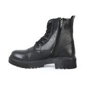MP 222-2736Zn Siyah Kadın Düz Bot - 3