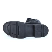 Twingo 7655 Siyah Zümrüt Kürklü Kadın Düz Bot thumbnail 3