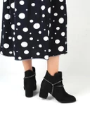 Ayakcenter 22-B17 Süet Ayışığı 5 Cm Topuklu Kadın Bot thumbnail 2