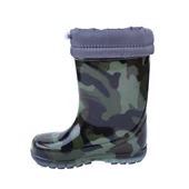 Serabian Pf-580 Haki Termal Kürklü Erkek Çocuk Çizme Bot Ayakkabı thumbnail 3