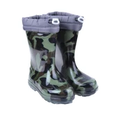 Serabian Pf-580 Haki Termal Kürklü Erkek Çocuk Çizme Bot Ayakkabı thumbnail 1