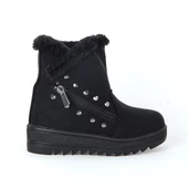 Twingo 6111 Siyah Kürklü Kız Çocuk Bot thumbnail 1