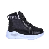 Twingo 7505 Siyah Termal Kürklü Kız Çocuk Bebe Bot Ayakkabı thumbnail 2