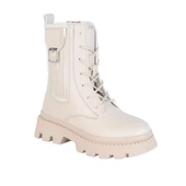 Pinokyo Londra Bej Kışlık Kız Çocuk Bot thumbnail 2