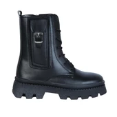 Pinokyo Londra Siyah Kışlık Kız Çocuk Bot thumbnail 1