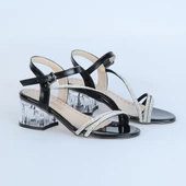 Ayakcenter Frati Siyah 4 Cm Topuklu Kız Çocuk Sandalet thumbnail 1