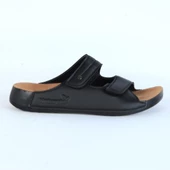 Ayakcenter Naturella Siyah Cırtlı Kadın Düz Terlik thumbnail 1