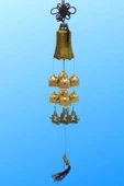 Çin Feng Shui Rüzgar Çanı Dekoratif Büyük Zil Sekiz Çan - 11