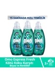 Omo Express Fresh Kötü Koku Karşıtı Beyaz & Renkliler Sıvı Çamaşır Deterjanı 1480 Ml x 3 Adet - 1